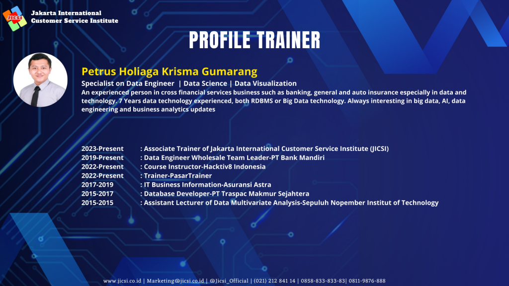 PROFILE TRAINER-Petrus Holiaga Krisma Gumarang