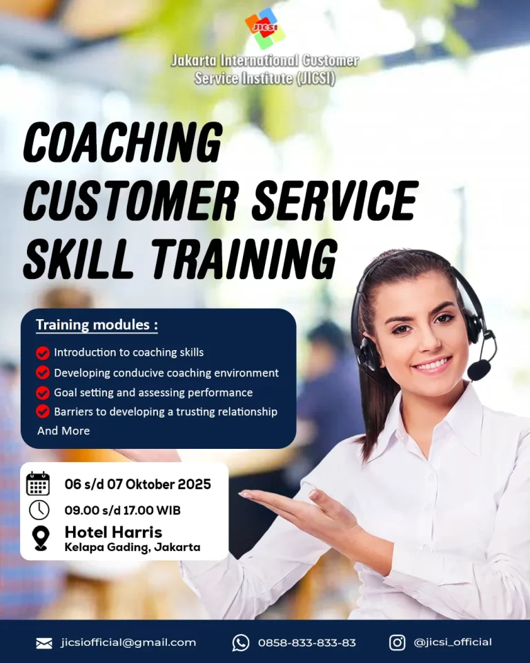 Coaching Customer Service Skill Training