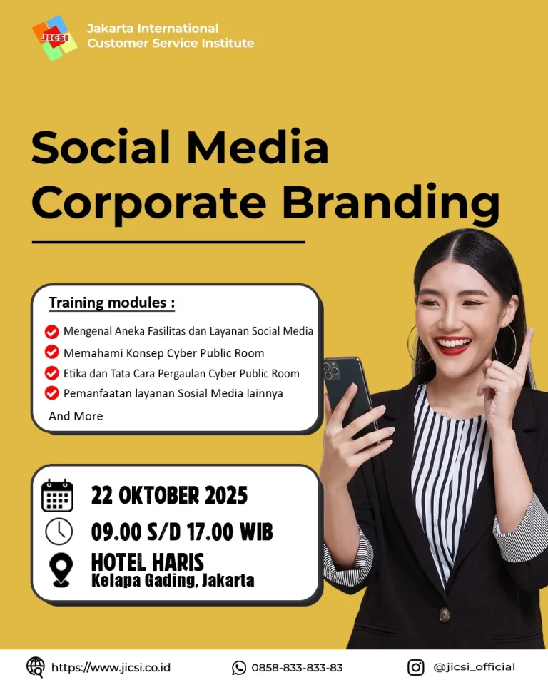 poster Social media corporate branding